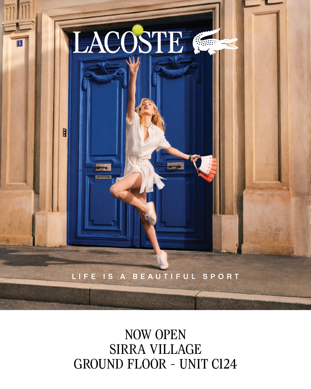 LACOSTE OPENING PROMO
